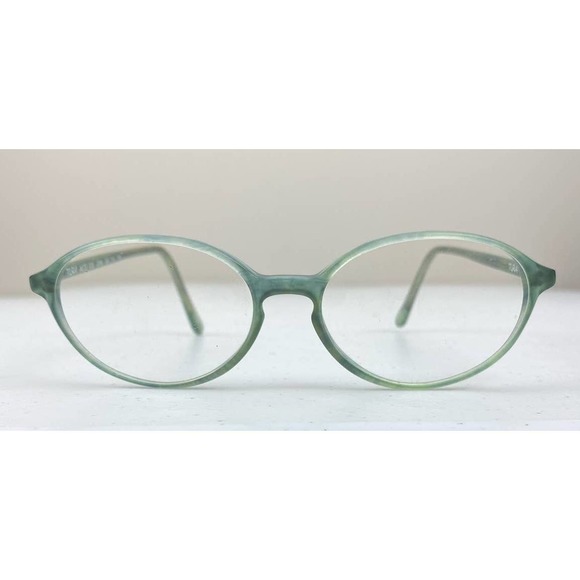 Women Tura 318 France 53-16-130 green plastic eyeglasses frames - Picture 2 of 7